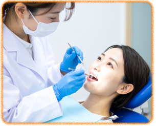 お口の健康を守る予防歯科の写真